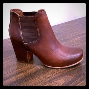 Kork-Ease Brown Shirome Ankle Bootie